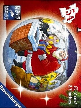 Ravensburger Santa in Red Coat with Colorful Presents Puzzle